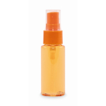 Körpersprayflasche mit Sprühkopf und Kappe 30 ml farbe orange-transparent dritte Ansicht