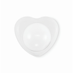 Veganer Lippenbalsam in herzförmiger Box LSF10 Vanille farbe weiß vierte Ansicht