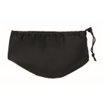 Aufrollbares Reise-Kissen aus Polyester mit Bezug farbe schwarz fünfte Ansicht