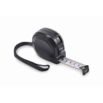 Maßband aus recyceltem Kunststoff mit Stahlband 5M farbe schwarz