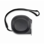 Maßband aus recyceltem Kunststoff mit Stahlband 5M farbe schwarz zweite Ansicht