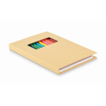 Kinder-Zeichenset mit Kraftpapier und 12 Buntstiften farbe beige sechste Ansicht