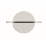 Acryl-LED-Tafel mit Aluminiumbasis und weißem Marker farbe weiß dritte Ansicht