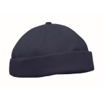 Docker-Cap aus Baumwolle mit Mesh und Schnalle 260 g/m² farbe blau