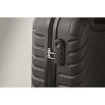 Hartschalen-Trolley aus Kunststoff mit Hauptfach und 4 Rollen farbe schwarz Detailbild