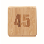 Bambus-Timeruhr mit digitalem Countdown farbe holzton fünfte Ansicht