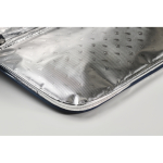 Picknick-Kühltasche aus RPET für 2 mit Komplettset farbe blau Detailbild