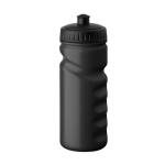 Auslaufsichere Sportflasche aus Kunststoff mit gutem Griff 500 ml farbe schwarz