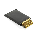 Wiederverwendbare wasserdichte Rettungsdecke mit RPET-Hülle farbe schwarz