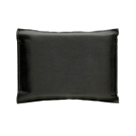 Wiederverwendbare wasserdichte Rettungsdecke mit RPET-Hülle farbe schwarz vierte Ansicht