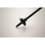 Verstellbarer Wanderstock mit Griff und Handschlaufe farbe schwarz drittes Detailbild