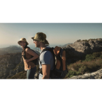 Wasserabweisender Fischerhut aus Polyester 64 g/m² farbe militärgrün Stimmungsbild zweite Ansicht