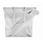 Hammam-Handtuch-Set und Strandtasche 180 g/m² farbe grau