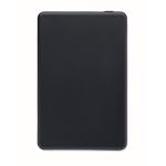 Powerbank aus recyceltem Aluminium mit Anzeige 10.000 mAh farbe marineblau