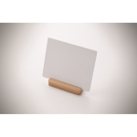 Sublimierte Aluminiumplatte mit Bambussockel 12 x 15cm farbe holzton viertes Detailbild