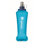 Faltbare Thermoplastik-Trinkflasche mit Beißventil 500 ml farbe köngisblau Hauptansicht