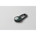 ABS-Kompass mit Karabiner für Outdoor-Aktivitäten farbe schwarz fünftes Detailbild