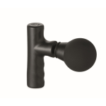 Massagepistole mit 2 Geschwindigkeiten und 1200mAh-Akku in Tasche farbe schwarz