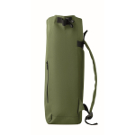 Rolltop-RPET-Laptoprucksack mit elastischer Seitentasche 15'' farbe militärgrün zehnte Ansicht