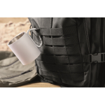 Großer RPET-Reiserucksack mit mehreren Fächern 15'' farbe schwarz Stimmungsbild zweite Ansicht