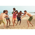 Wasser-Rugbyball aus Neopren mit inkludierter Nadel farbe mehrfarbig Stimmungsbild 2 zweite Ansicht