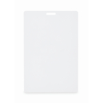 Ausweishülle für Lanyard mit Schlitz 12 x 8 cm farbe weiß