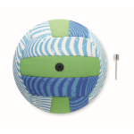Neopren-Strandball mit Nadel, Ø16 cm farbe mehrfarbig dritte Ansicht