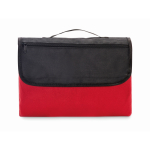 Faltbare RPET-Picknickdecke 150 g/m² wasserabweisend farbe rot
