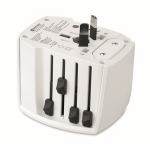 Kompakter Reiseadapter 30 W mit USB-A und USB-C farbe weiß sechste Ansicht