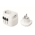 Universaladapter mit USB-A- und USB-C-Anschlüssen 20W farbe weiß zweite Ansicht