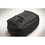 Trolley-Rucksack aus RPET-Polyester 290T mit 3 Taschen 15'' farbe schwarz fünftes Detailbild