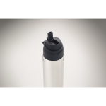 RPET-Flasche mit 2 in 1 Strohhalm und auslaufsicherem Tragegriff 700 ml farbe marineblau sechstes Detailbild