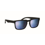 UV400-Sonnenbrille mit verspiegelten Gläsern und matter Fassung farbe blau