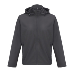 Softshelljacke aus recyceltem Polyester mit Kapuze SOL'S farbe schwarz