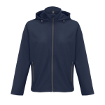 Softshelljacke aus recyceltem Polyester mit Kapuze SOL'S farbe marineblau