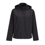 Softshelljacke für Damen mit Kapuze und Fleece-Futter SOL'S farbe schwarz