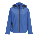 Softshelljacke für Damen mit Kapuze und Fleece-Futter SOL'S farbe köngisblau dritte Ansicht