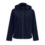 Softshelljacke für Damen mit Kapuze und Fleece-Futter SOL'S farbe marineblau