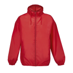 Windjacke aus 190T-Polyester mit Kapuze SOL'S farbe rot fünfte Ansicht