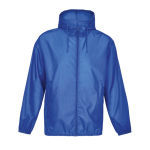 Windjacke aus 190T-Polyester mit Kapuze SOL'S farbe köngisblau dritte Ansicht