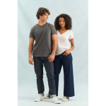 Unisex T-Shirt aus halbgekämmter Baumwolle mit V-Ausschnitt SOL'S farbe aschgrau