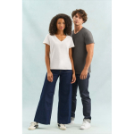 Unisex T-Shirt aus halbgekämmter Baumwolle mit V-Ausschnitt SOL'S farbe aschgrau