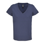 Damen T-Shirt aus halbgekämmter Baumwolle mit V-Ausschnitt SOL'S farbe marineblau