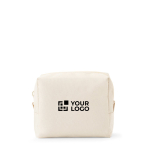 Kulturbeutel aus hochdichtem Polyester in verschiedenen Farben Ansicht mit Druckbereich