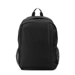 Umweltfreundlicher Laptop-Rucksack mit Mesh-Rückenpolster 15” farbe schwarz zweite Ansicht