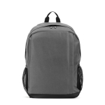 Umweltfreundlicher Laptop-Rucksack mit Mesh-Rückenpolster 15” farbe grau zweite Ansicht