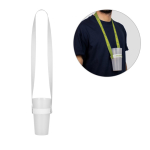 In Europa hergestelltes Lanyard für Sublimation mit elastischem Becherhalter Ansicht in vielen Farben