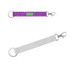 Kurzes Polyester-Lanyard für Sublimation mit Ring und Karabiner Ansicht in vielen Farben