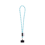 Rundkordel-Lanyard mit Karabiner und Handyhalterung 6,5 x 4,1 cm