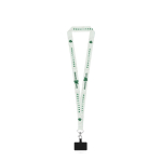 Sublimiertes Polyester-Lanyard mit Karabinerhaken und Handyhalter 2 cm Ansicht in vielen Farben
